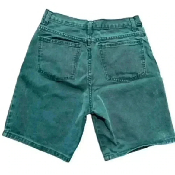 Disney Mickey Inc Turquoise Shorts‎ Girls Large embroidered Mickey Mouse Bermuda - Picture 6 of 9